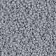 Miyuki delica kralen 15/0 - Matted opaque ghost grey ab DBS-1598